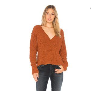 Free People Coco V-Neck Sweater Sz L